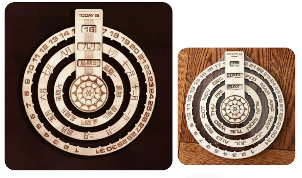 時間都去哪了？激光雕刻日歷助您記錄精彩生活