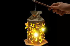 激光點亮濃情中秋，與你許下花燈之約