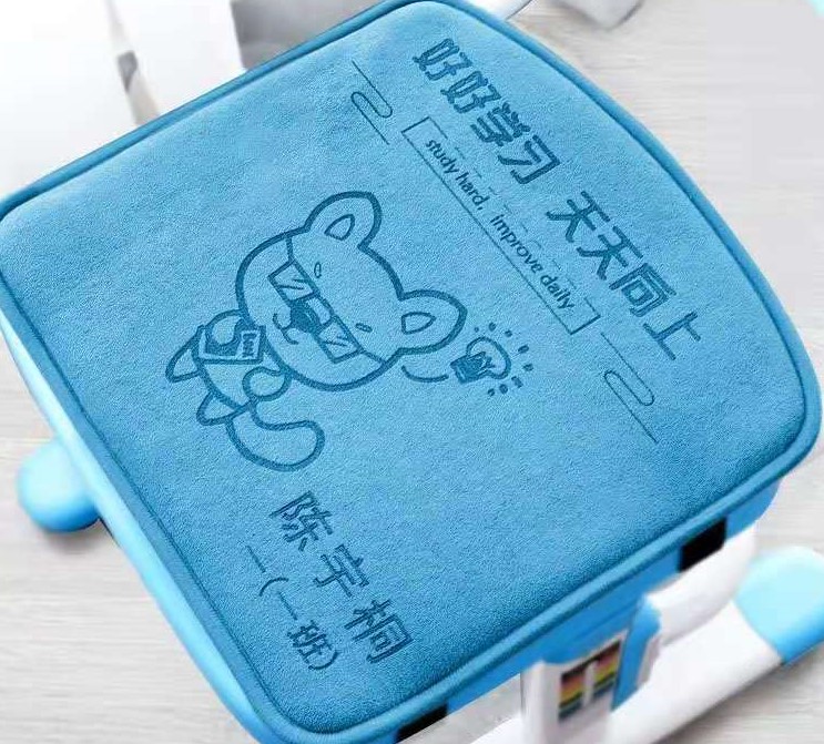 當激光打標機機遇到坐墊，故事開始了......