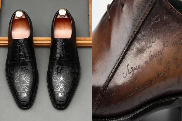 鞋面鞋材輔料雕花設(shè)備—鞋材激光雕刻機